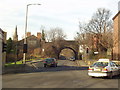 Railway Bridge over Burley Road, Leeds in LS3 1NT