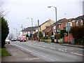 Eckington, Dronfield Road looking east from the end of Ravencar Road. in Eckington North Ward