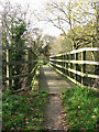Footbridge over a drain in NR28 9QZ
