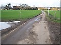 Ranscombe Farm and footpath junction in ME2 1LD