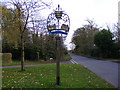 Brandeston Village Sign in IP13 7AG