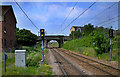 Southend-on-Sea: Chase Road Railway Bridge as seen from Southend East Station in SS1 2SS