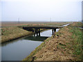 Bridge over the Counter Drain, Tongue End, Lincs in PE11 3JJ