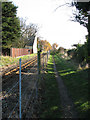 Approaching the level crossing on Belaugh Green Lane in NR12 7AJ