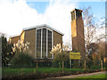 Emmanuel church, Morden - East end in KT4 8FR