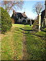 Cottage in a churchyard in HR4 8BP