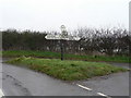 Witchampton: signpost at Sheephouse Drove in BH21 5BB
