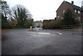 Roundabout at the entrance to Barnett's Wood housing estate. in TN4 9YD