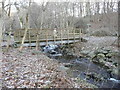 Footbridge over Kinnaird Burn in PH16 5JA