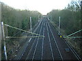Glasgow-London Main Railway Line Near Bellshill in ML1 3UX