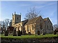 St Laurence's Church, Adwick le Street from Church Road in DN6 7AL
