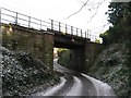 Edinburgh- Carstairs railway line bridge at Baberton Mains in EH14 2TG