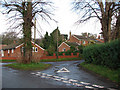 Junction of Oaks Lane with Culling's Hill in Postwick