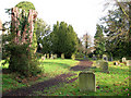All Saints Church - churchyard in Postwick