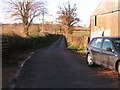 Lane heading away from Dunsmore in EX5 4HD