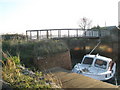 Bridge near Locks Sailing Club in PO4 8LB