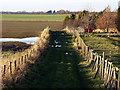 Footpath to Keyingham Drain in HU12 9RU