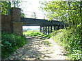 Old iron railway bridge north of the "Anchor" PH in TN22 5FB