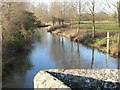 Spetisbury: the Stour upstream from Crawford Bridge in DT11 9DW