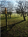 Footpath Markers Blaby Golf Centre in LE8 3XD