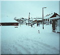 Winsford Avenue in snow, 1990 in CV5 8BD