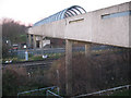 Footbridge near Abbey Wood station in DA18 4DY