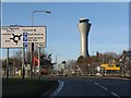 Approach to Edinburgh Airport in Ingliston