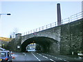 Railway bridge over Burnley Road in OL14 8NJ