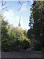 Christ Church from Minchenden Oak Garden in N14 7NA