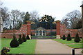 Entrance to Italian Garden, Newton Park in BA2 9JB