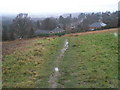 View from Pewley Down over to houses in Fort Road in GU1 3TJ