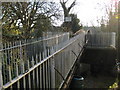 Sunbury: Footbridge to Grand Junction Island in TW12 2QA