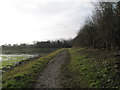 Footpath from Vosper Thornycroft to Portchester Castle in PO16 9SE
