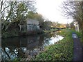 Remains of railway bridge over the Union Canal in EH49 6JH