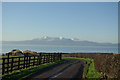 The Isle of Arran viewed from the Boydston Farm road in KA22 8PH