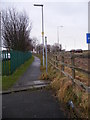 Footpath by Carr Gate Garden Centre in WF3 2HB