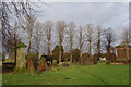Bromsgrove Churchyard with winter trees in B61 7BP