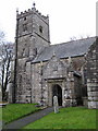 Tower and main entrance St Andrew's Church in PL19 9BX