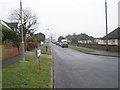 Looking from Pentland Rise along Carlton Road in PO16 8EG