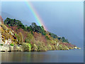 Rainbow over Padarn lake in LL55 3NT