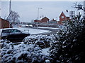 Bishops Itchington Lakin Drive in Snow in CV47 2RE