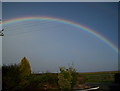 Rainbow over Middle Mown Meadows in DL15 9PX