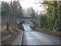 Railway bridge over The Street, Nacton in IP10 0DQ