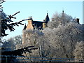 Balnagown Castle in winter in IV18 0NY
