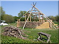 Iron-Age Roundhouse replica in SS7 2PP