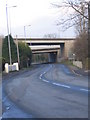 M42 Motorway crossing the Stourbridge Road B4091 in B61 9PA