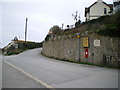 The bottom of Looe Road in Seaton in PL11 3JL
