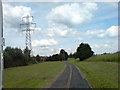 Second pylon west of the Broomhall substation in WR5 2SY