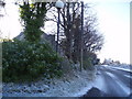 Looking up the road to the old church in Balleigh in IV19 1LF