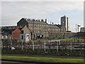 Carpark with National Monument Record Centre in background, Swindon in Swindon (Swindon)